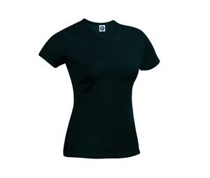 Starworld SW404 - Camiseta de rendimiento para mujer Negro