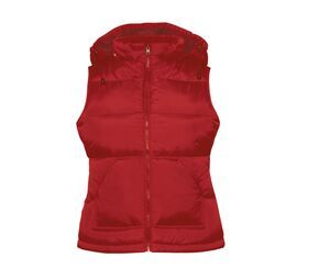 B&C BC364 - Chaleco Impermeable Zen+ para mujer Rojo