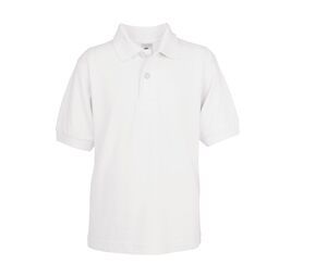 B&C BC411 - Camiseta Safran para Niños Blanco