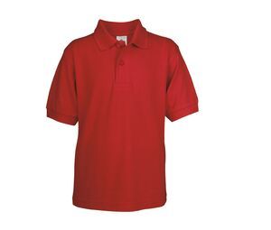 B&C BC411 - Camiseta Safran para Niños Rojo