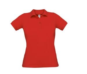 B&C BC412 - Camiseta Safran Pure para mujer Rojo