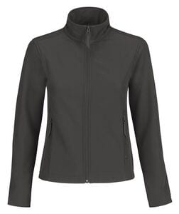 B&C BCI7F - Jersey Soft-Shell ID.701 para mujer Dark Grey/Orange