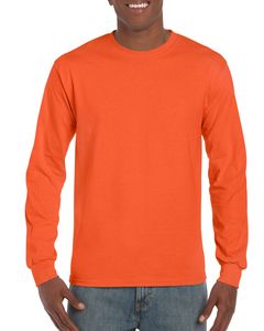 Gildan GN186 - Camiseta Algodón Manga Larga Gildan Naranja