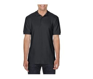 Gildan GN858 - Camiseta Polo Premium Double Pique para hombre Negro