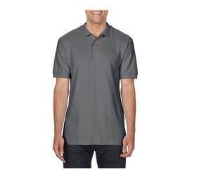 Gildan GN858 - Camiseta Polo Premium Double Pique para hombre Charcoal