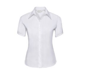 Russell Collection JZ57F - Camisa Manga Corta Ultimate Non-Iron Blanco