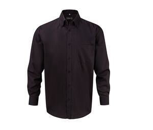 Russell Collection JZ956 - Camisa Manga Larga Ultimate Non-Iron Negro