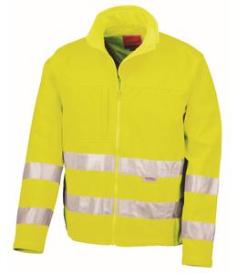 Result RS117 - Chaqueta de protección Hi-Vis Soft Shell Fluorescent Yellow