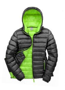 Result RS94F - Chaqueta acolchalda Snow Bird para mujer Black/Lime