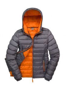 Result RS94F - Chaqueta acolchalda Snow Bird para mujer Grey/Orange