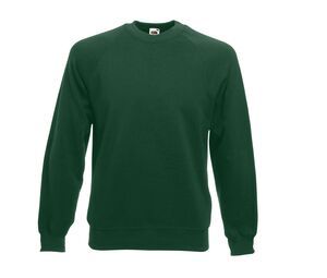 Fruit of the Loom SC260 - Sudadera Raglan (62-216-0) Verde botella