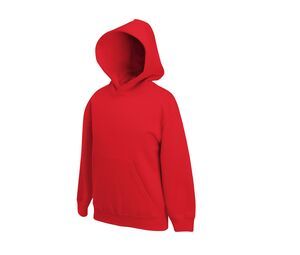 Fruit of the Loom SC371 - Sudadera Con Capucha Para Niños (62-034-0) Rojo