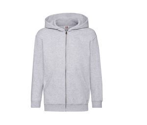 Fruit of the Loom SC379 - Sudadera Con Capucha Sweat (62-045-0) Gris mezcla