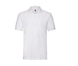 Fruit of the Loom SC385 - Camiseta Basica Polo Premium Blanco