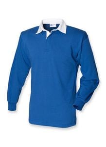 Front Row FR100 - Camiseta de Rugby Clásica Real Azul