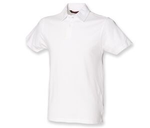 Skinnifit SFM42 - Camiseta Polo Stretch Para Hombre Blanco
