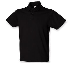 Skinnifit SFM42 - Camiseta Polo Stretch Para Hombre Negro