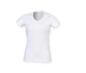 Skinnifit SK122 - Camiseta cuello V Feel Good para mujer