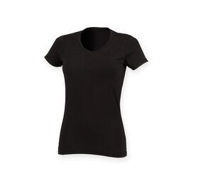 Skinnifit SK122 - Camiseta cuello V Feel Good para mujer