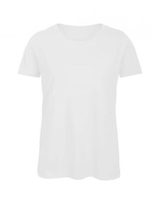 B&C BC043 - Camiseta Manga Corta Mujer Blanco