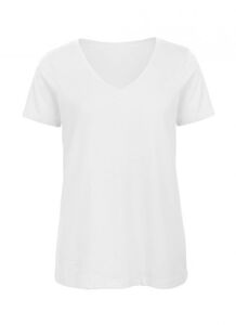 B&C BC045 - Camiseta Organica Mujer Blanco