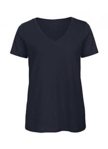 B&C BC045 - Camiseta Organica Mujer Azul marino