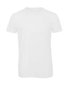 B&C BC055 - Camiseta Tri-Blend Para Hombre TW055 Blanco