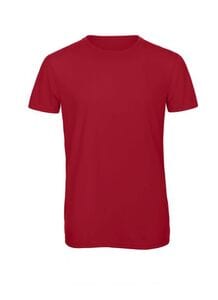 B&C BC055 - Camiseta Tri-Blend Para Hombre TW055 Rojo