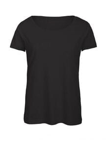 B&C BC056 - Camiseta Tri-Blend Para Mujer TW056 Negro