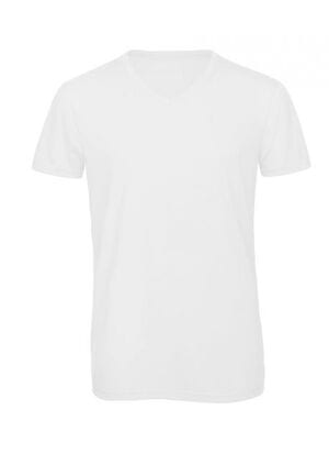 B&C BC057 - Camiseta Cuello V Tri-Blend Para Hombre TM057