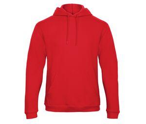 B&C ID203 - Sudadera con Capucha SWEAT 50/50 Rojo