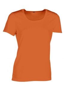 Sans Étiquette SE101 - Camiseta Sport Sin Etiqueta Para Mujer Fluorescent Orange