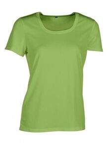 Sans Étiquette SE101 - Camiseta Sport Sin Etiqueta Para Mujer Fluorescent Green