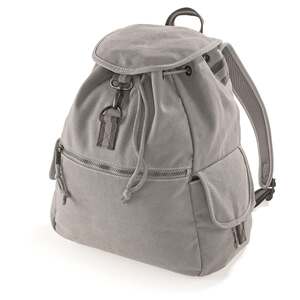 Quadra QD612 - Bolso Backpack en Lona Vintage Vintage Light Grey