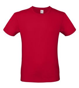 B&C BC01T - Camiseta para hombre 100% algodón De color rojo oscuro