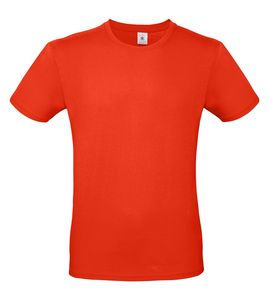 B&C BC01T - Camiseta para hombre 100% algodón Fire Red