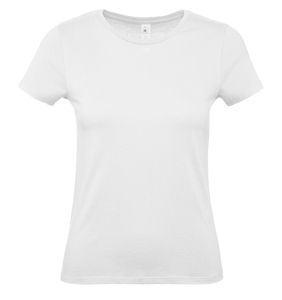 B&C BC02T - Camiseta Basica Mujer Blanco