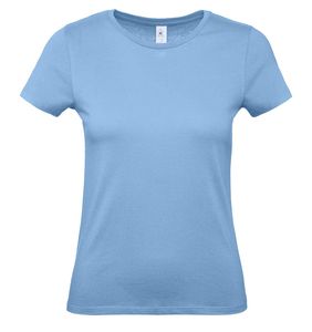 B&C BC02T - Camiseta Basica Mujer Cielo