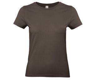 B&C BC04T - Camiseta #E190 Para Mujer Marron oscuro