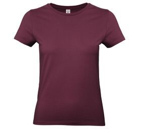 B&C BC04T - Camiseta #E190 Para Mujer Borgoña