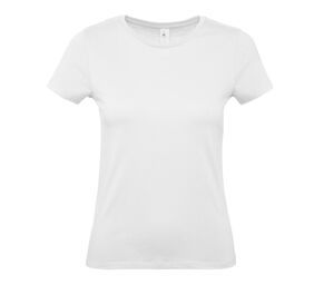 B&C BC063 - Camiseta Blanca Basica Mujer Blanco