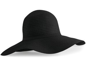 Beechfield BF740 - Sombrero de sol ala ancha Marbella Negro