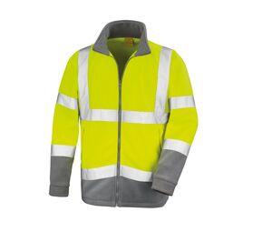 Result RS329 - Chaqueta De Seguridad Microfleece Fluorescent Yellow