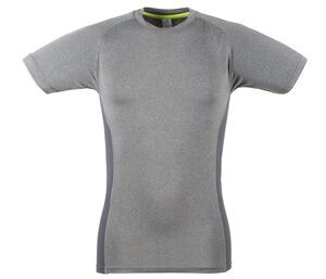 Tombo TL515 - Camiseta Slim fit para hombre Grey Marl