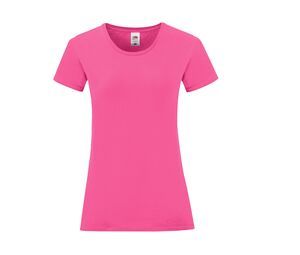 Fruit of the Loom SC151 - Iconic T Mujer Fucsia