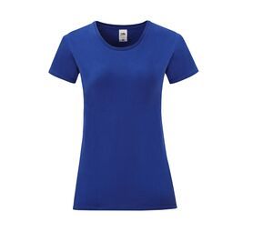 Fruit of the Loom SC151 - Iconic T Mujer Cobalto azul