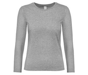 B&C BC08T - Camiseta de manga larga para mujer Sport Grey