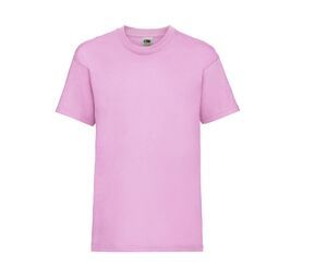 Fruit of the Loom SC231 - Camiseta Niño Manga Corta Light Pink