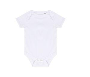 Larkwood LW500 - Body Baby Traje Con Manga Corta Blanco