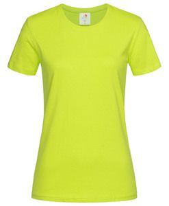 Stedman STE2600 - Camiseta Manga Corta y Cuello Redondo Mujer Stedman Bright Lime